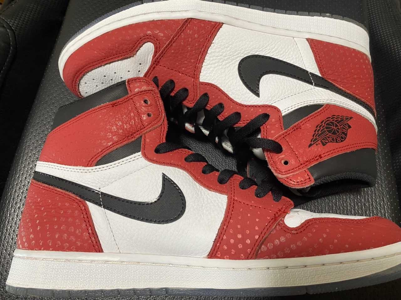 Spiderman × Nike Air Jordan 1 Origin Story "Gym Red/White/Photo Blue/Black"