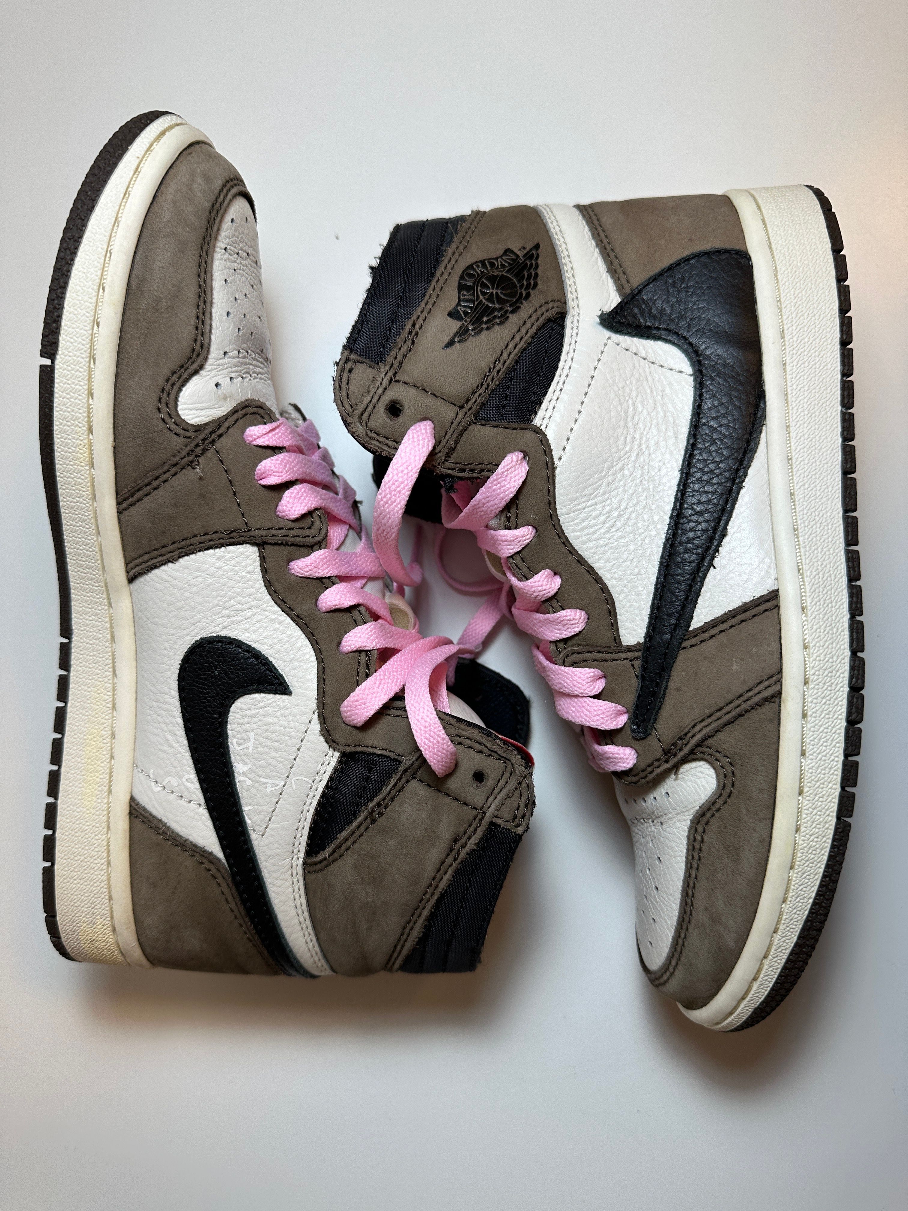 Travis Scott × Nike Air Jordan 1 Retro High OG TS SP "Sail/Dark Mocha"