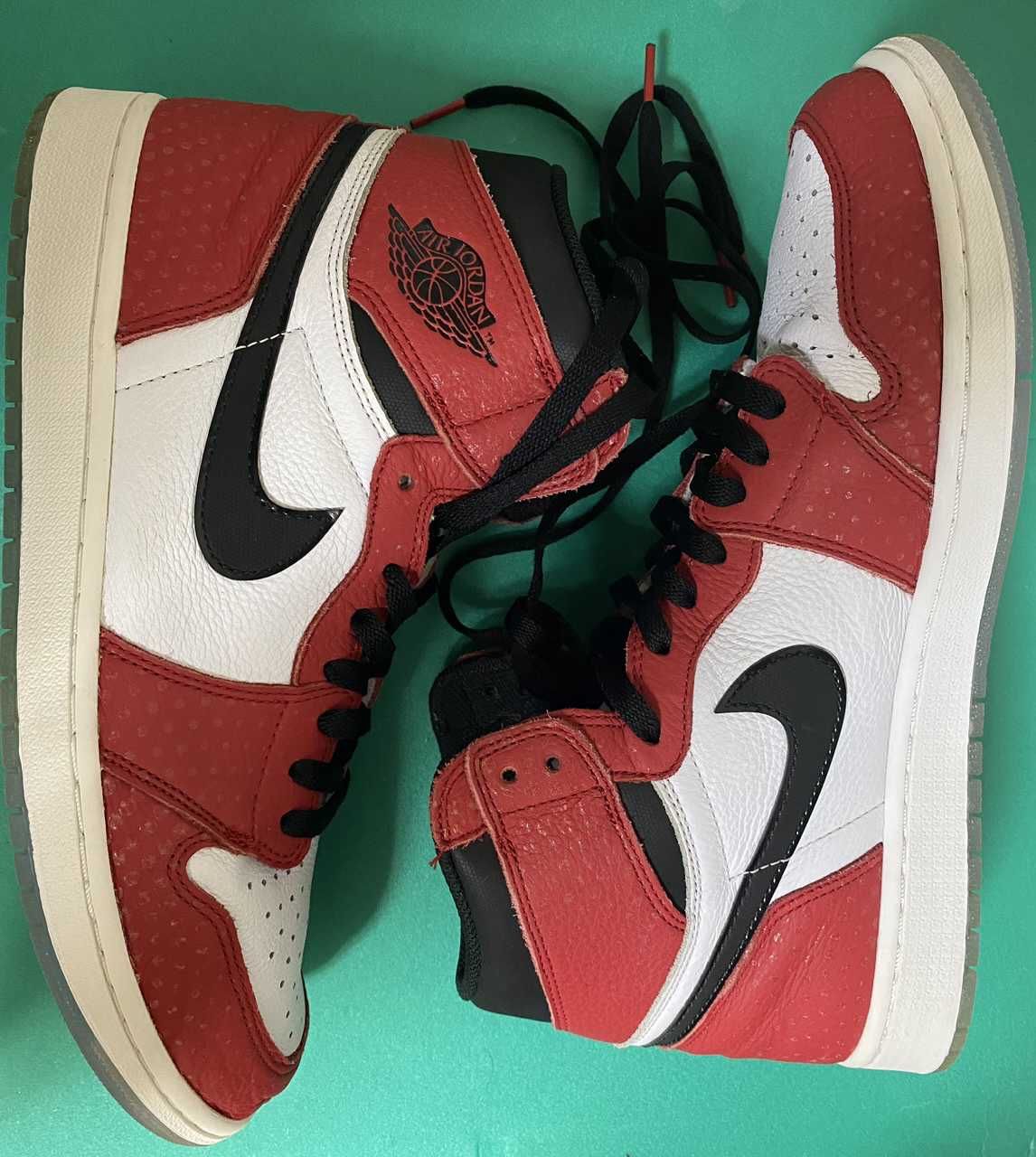 Spiderman × Nike Air Jordan 1 Origin Story "Gym Red/White/Photo Blue/Black"