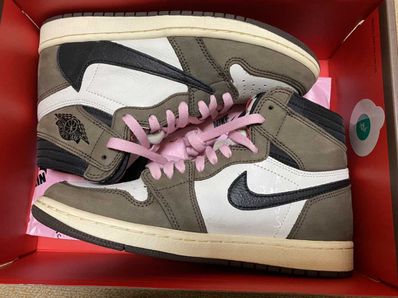 Travis Scott × Nike Air Jordan 1 Retro High OG TS SP "Sail/Dark Mocha"