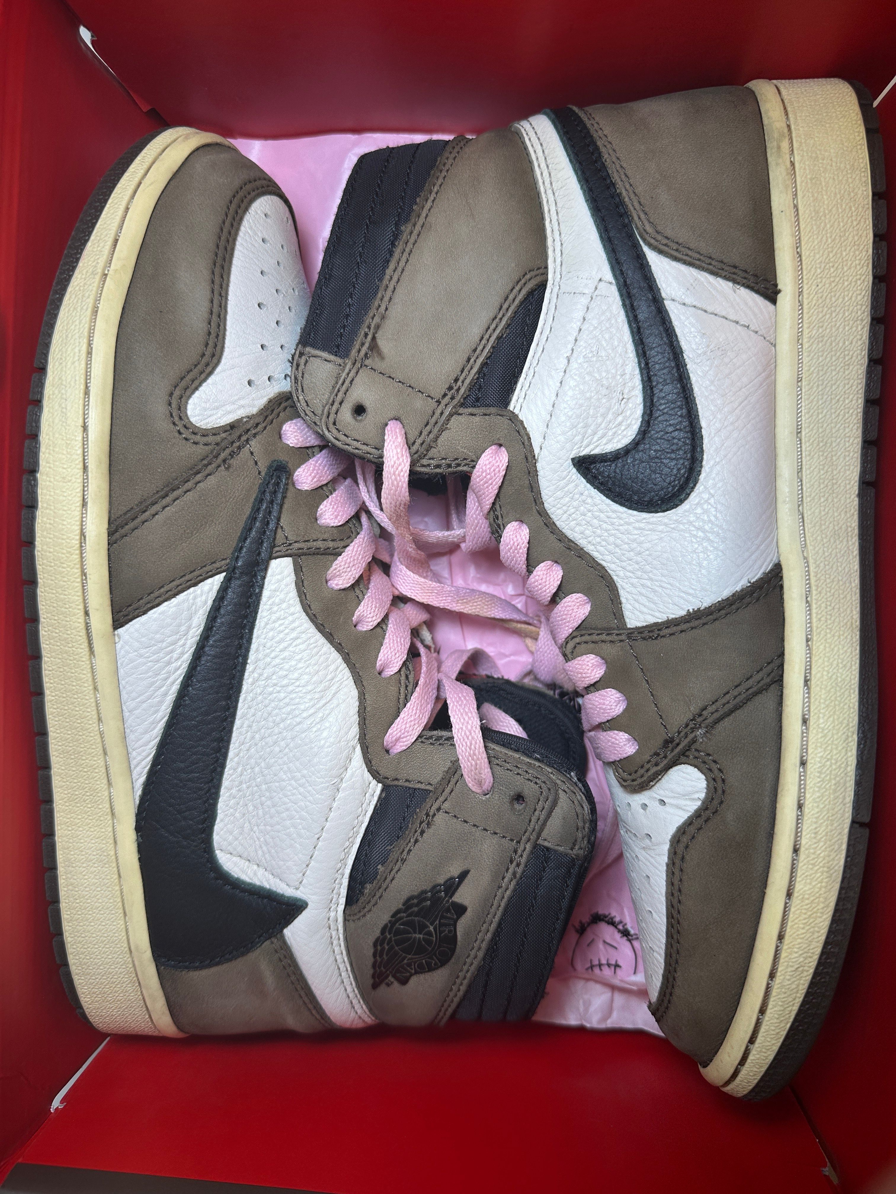 Travis Scott × Nike Air Jordan 1 Retro High OG TS SP "Sail/Dark Mocha"