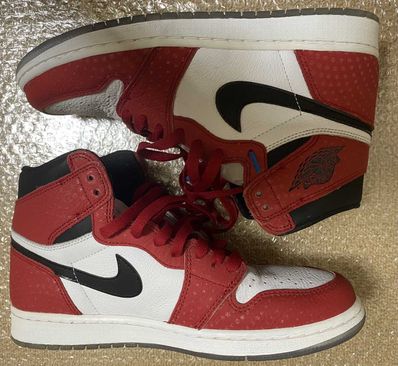 Spiderman × Nike Air Jordan 1 Origin Story "Gym Red/White/Photo Blue/Black"