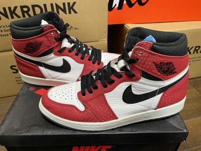 Spiderman × Nike Air Jordan 1 Origin Story "Gym Red/White/Photo Blue/Black"
