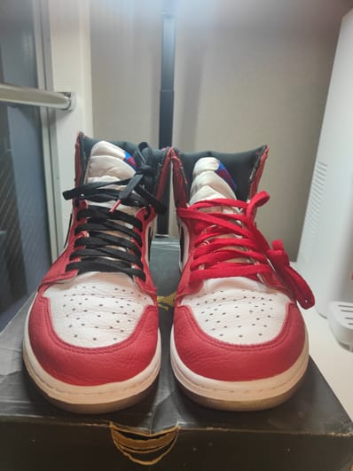 Spiderman × Nike Air Jordan 1 Origin Story "Gym Red/White/Photo Blue/Black"