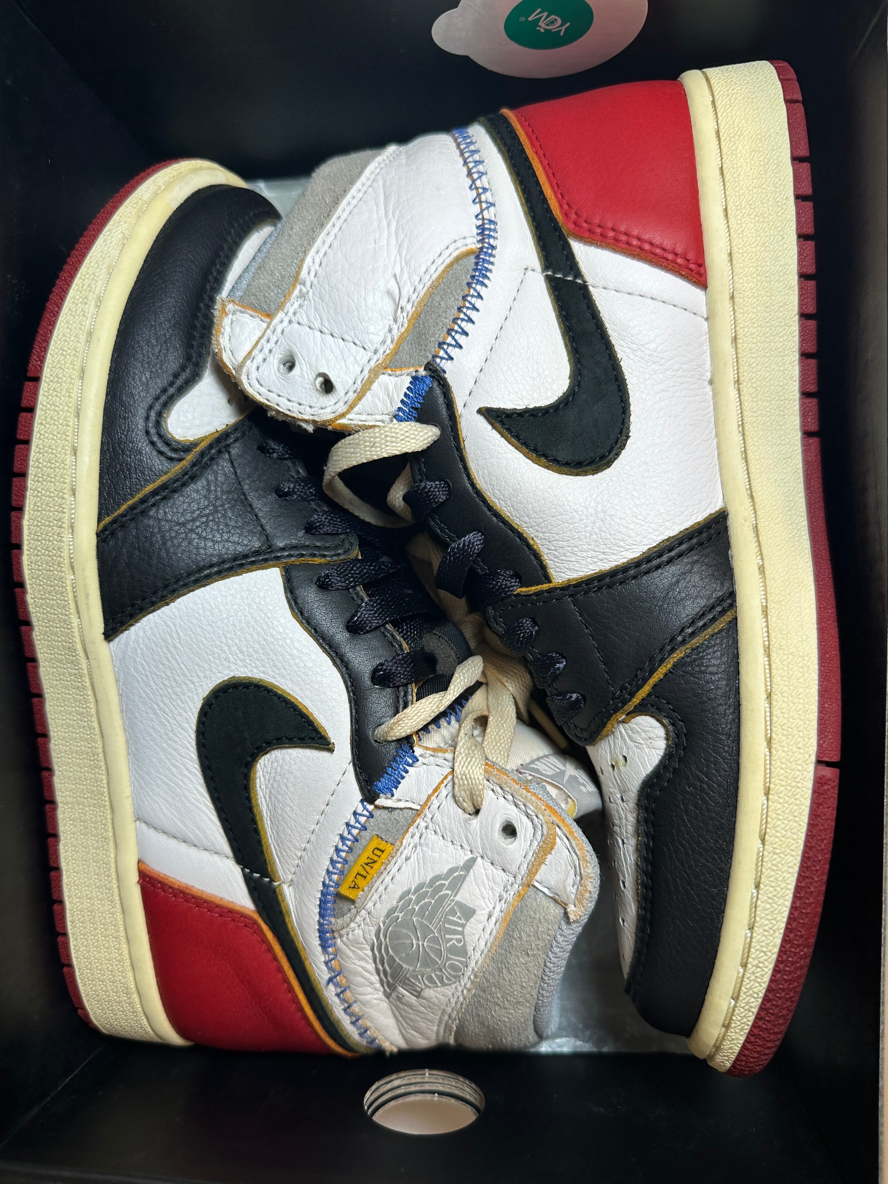 UNION × Nike Air Jordan 1 Retro High OG NRG "Varsity Red/Wolf Grey"