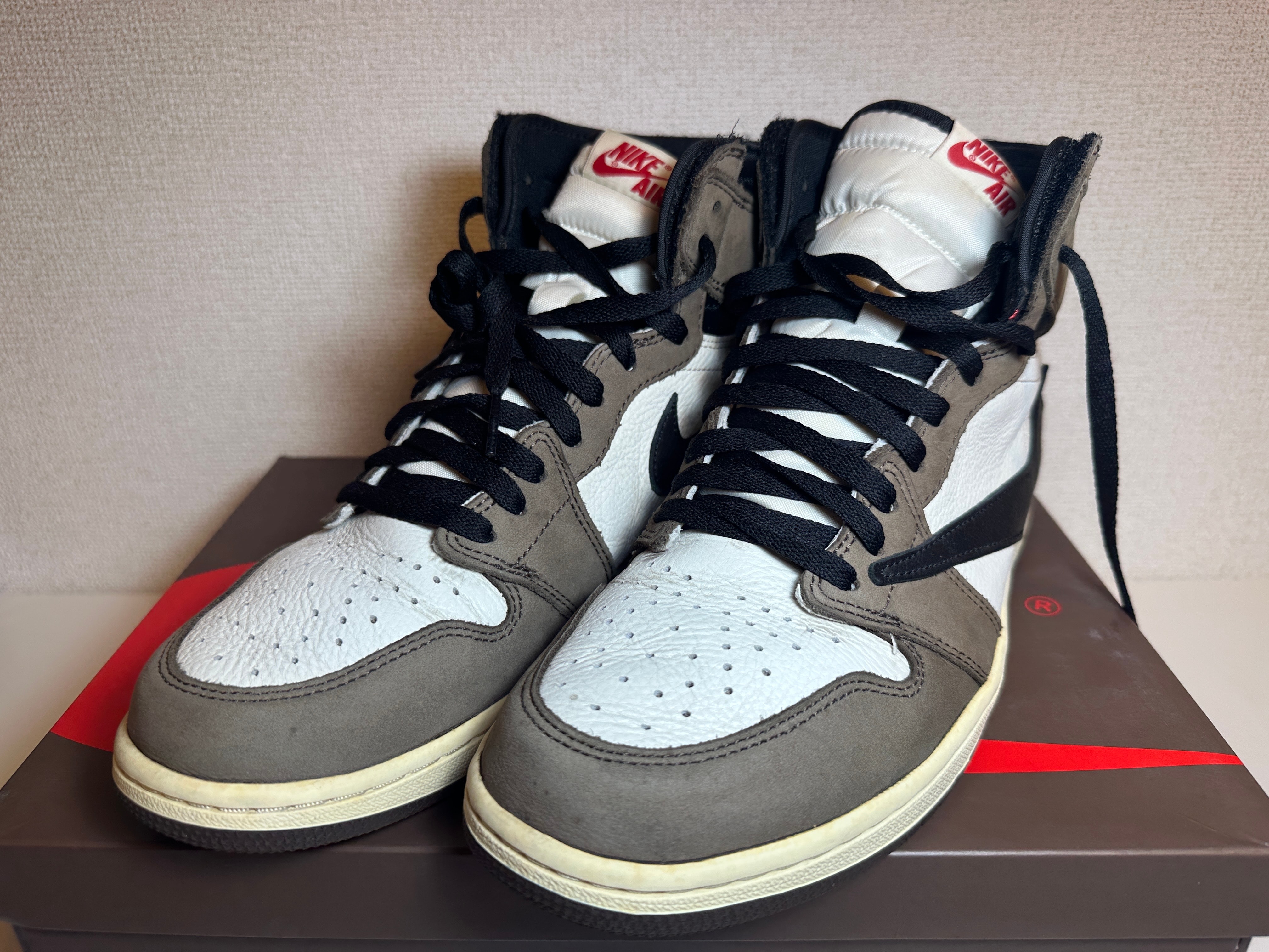 Travis Scott × Nike Air Jordan 1 Retro High OG TS SP "Sail/Dark Mocha"