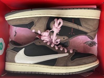 Travis Scott × Nike Air Jordan 1 Low OG SP-T "Black/Dark Mocha"