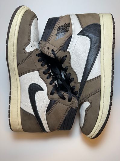 Travis Scott × Nike Air Jordan 1 Retro High OG TS SP "Sail/Dark Mocha"