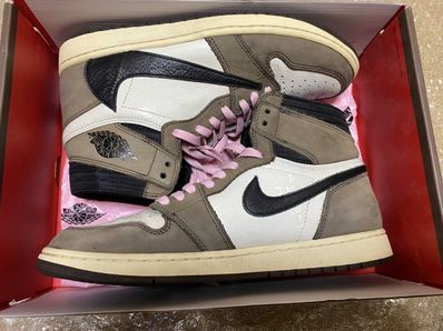 Travis Scott × Nike Air Jordan 1 Retro High OG TS SP "Sail/Dark Mocha"
