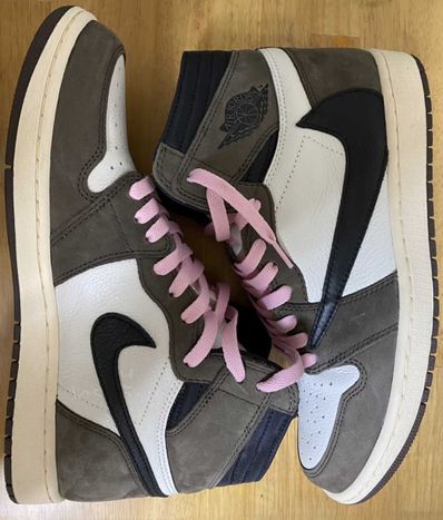 Travis Scott × Nike Air Jordan 1 Retro High OG TS SP "Sail/Dark Mocha"