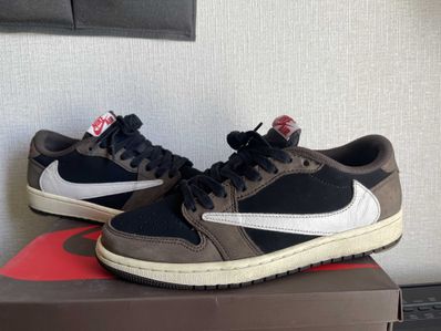 Travis Scott × Nike Air Jordan 1 Low OG SP-T "Black/Dark Mocha"