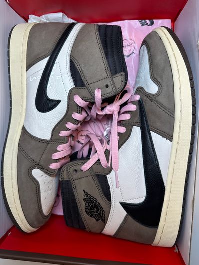 Travis Scott × Nike Air Jordan 1 Retro High OG TS SP "Sail/Dark Mocha"