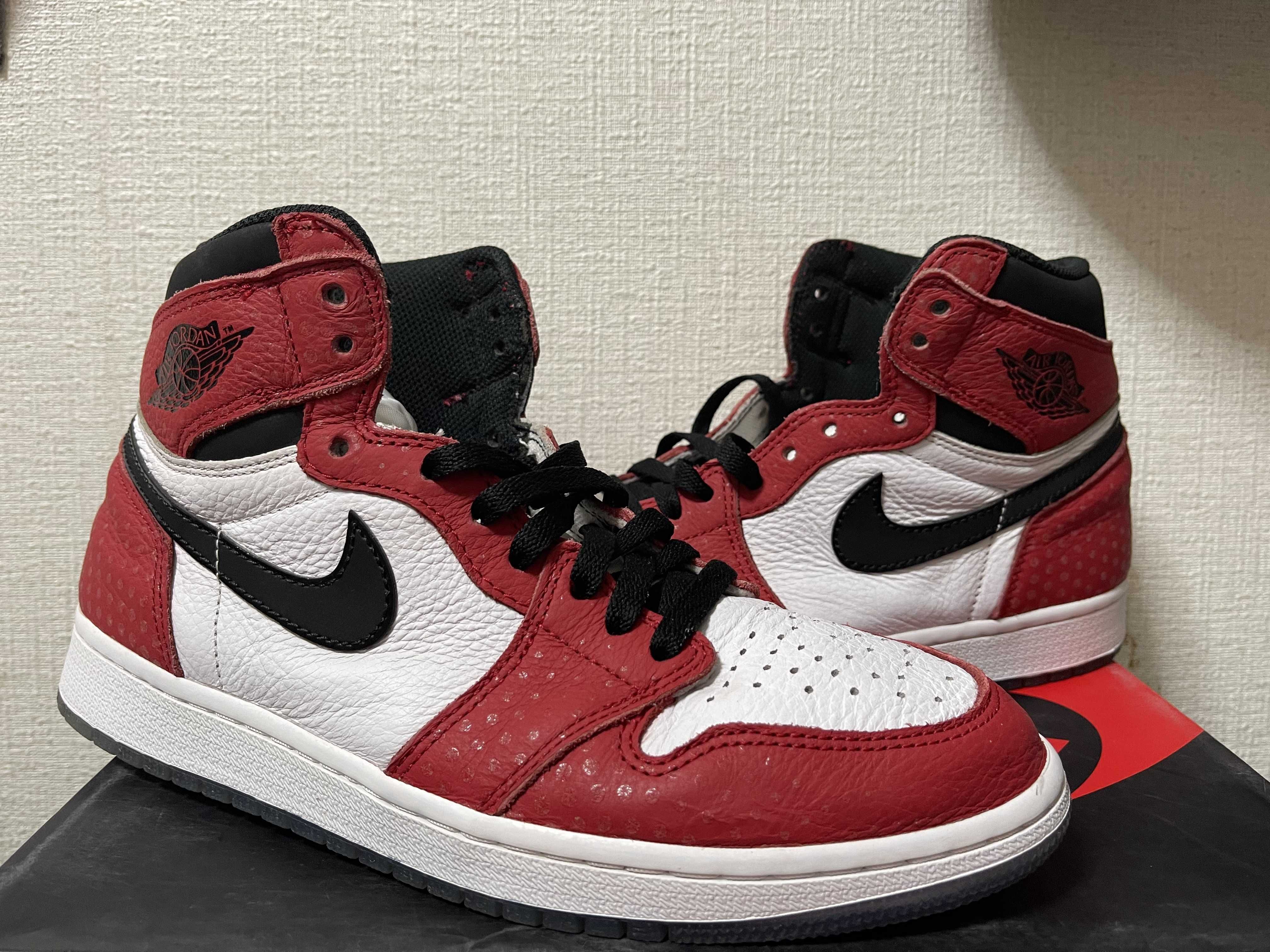 Spiderman × Nike Air Jordan 1 Origin Story "Gym Red/White/Photo Blue/Black"
