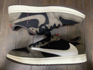 Travis Scott × Nike Air Jordan 1 Low OG SP-T "Black/Dark Mocha"