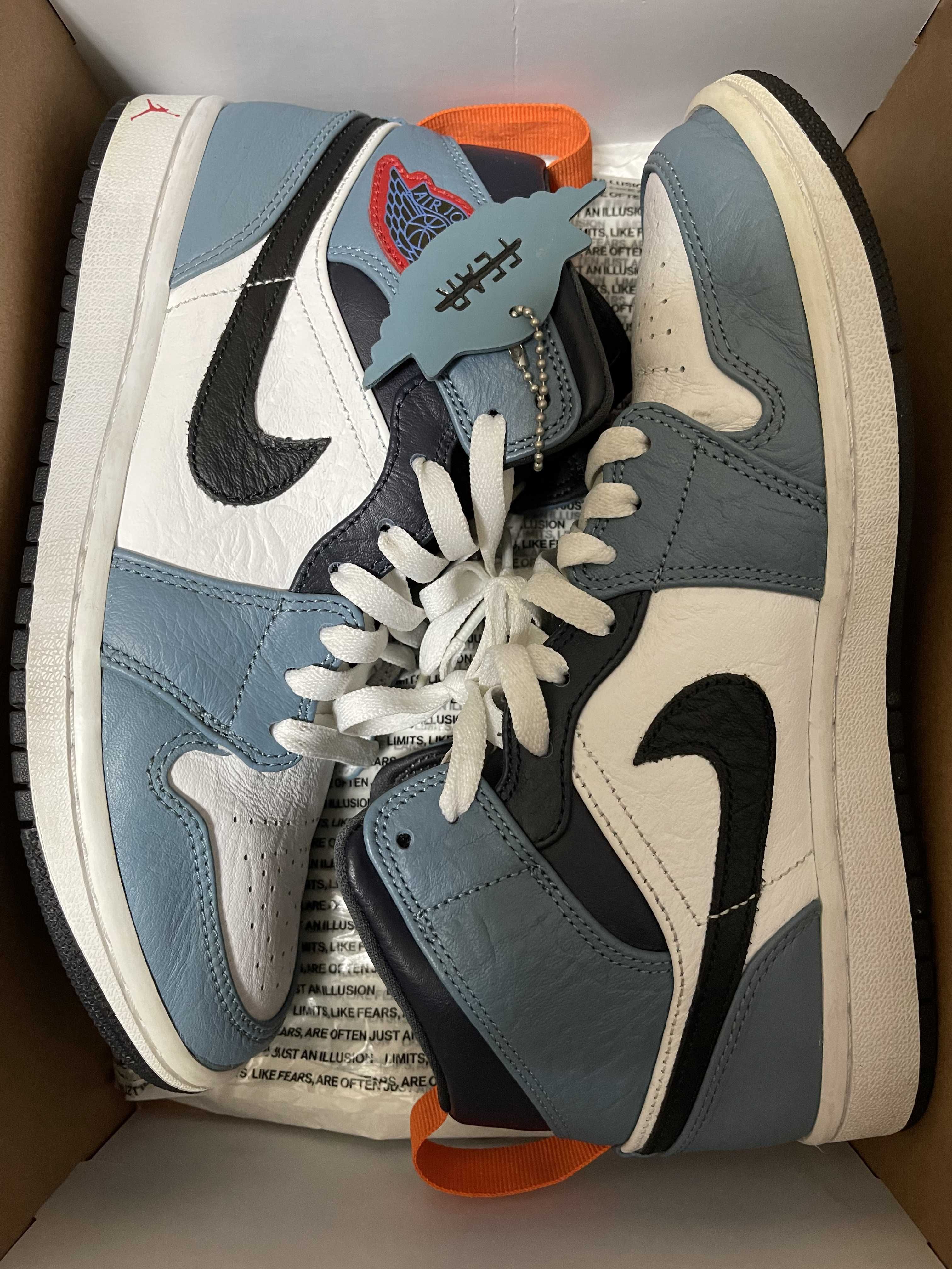 FACETASM × Nike Air Jordan 1 Mid "White/Navy"