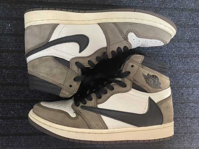 Travis Scott × Nike Air Jordan 1 Retro High OG TS SP "Sail/Dark Mocha"