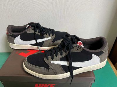 Travis Scott × Nike Air Jordan 1 Low OG SP-T "Black/Dark Mocha"