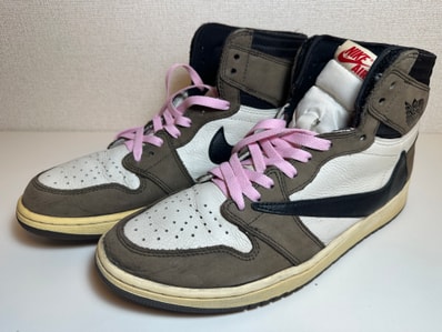 Travis Scott × Nike Air Jordan 1 Retro High OG TS SP "Sail/Dark Mocha"