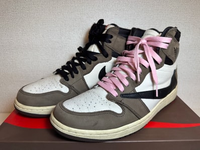 Travis Scott × Nike Air Jordan 1 Retro High OG TS SP "Sail/Dark Mocha"