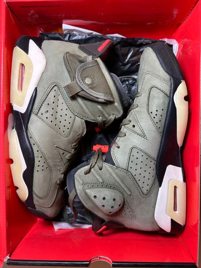 Travis Scott × Nike Air Jordan 6 Retro "Medium Olive"