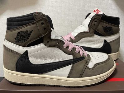 Travis Scott × Nike Air Jordan 1 Retro High OG TS SP "Sail/Dark Mocha"