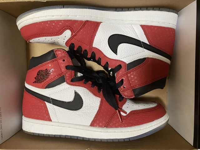Spiderman × Nike Air Jordan 1 Origin Story "Gym Red/White/Photo Blue/Black"
