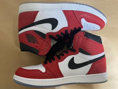 Spiderman × Nike Air Jordan 1 Origin Story "Gym Red/White/Photo Blue/Black"
