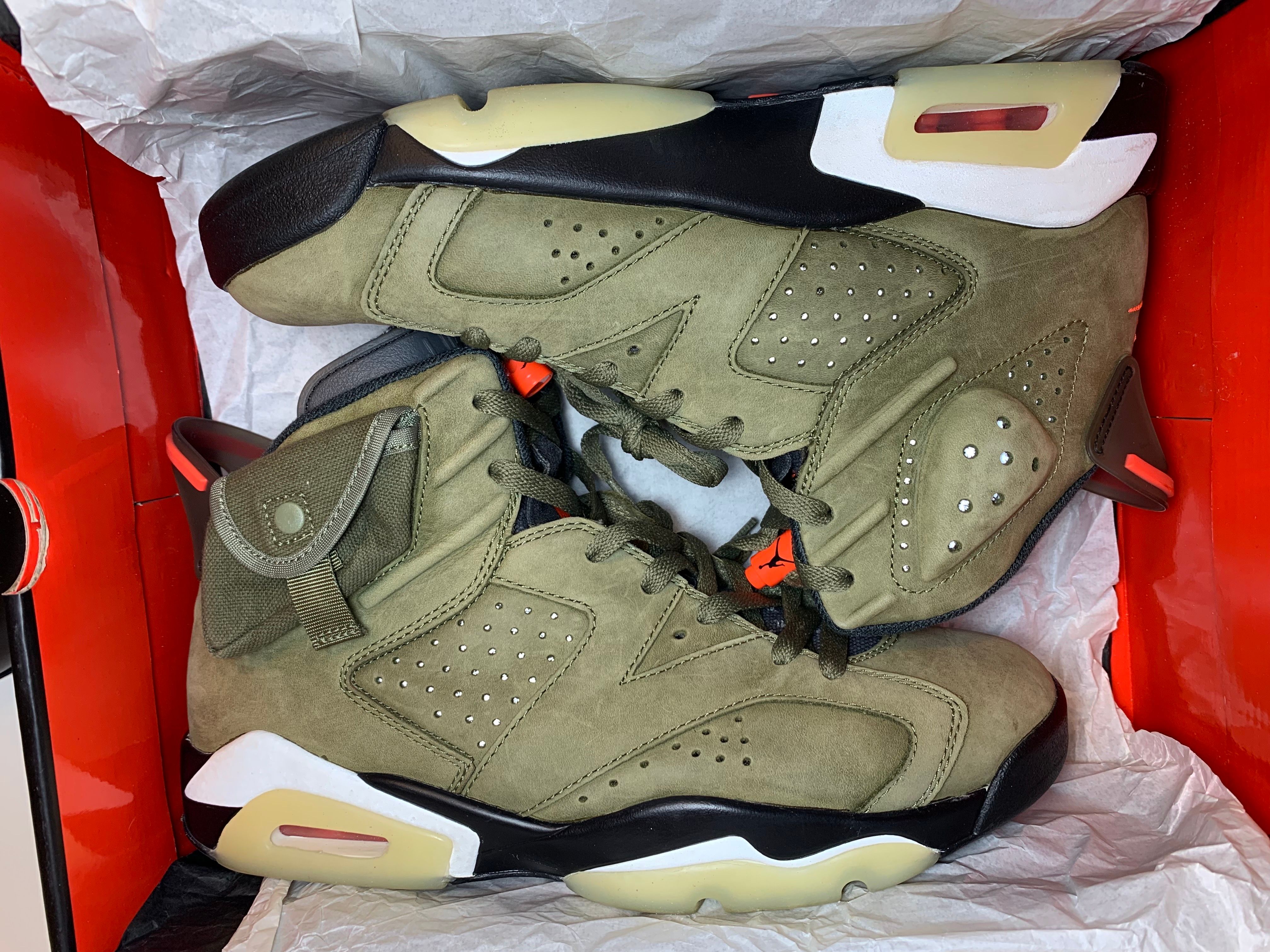 Travis Scott × Nike Air Jordan 6 Retro "Medium Olive"