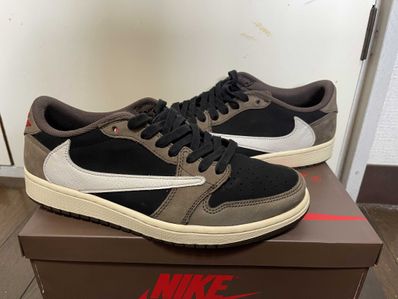 Travis Scott × Nike Air Jordan 1 Low OG SP-T "Black/Dark Mocha"