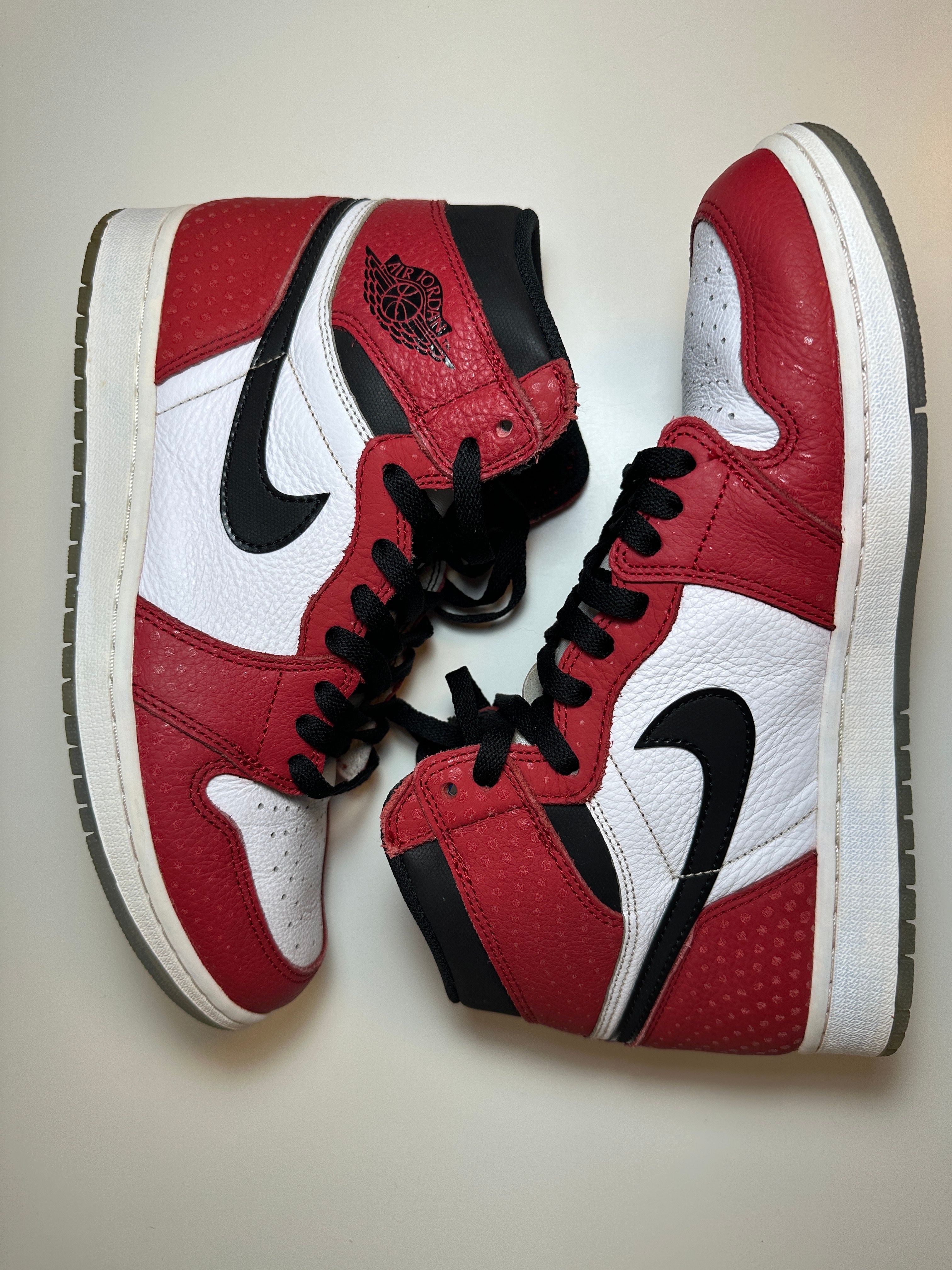 Spiderman × Nike Air Jordan 1 Origin Story "Gym Red/White/Photo Blue/Black"