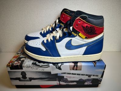 Union × Nike Air Jordan 1 Retro High OG NRG "Storm Blue/Varsity Red"