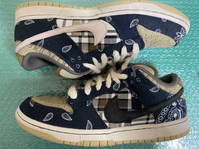 Travis Scott × Nike SB Dunk Low "Black/Parachute Beige"