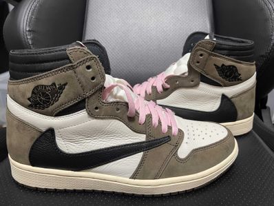 Travis Scott × Nike Air Jordan 1 Retro High OG TS SP "Sail/Dark Mocha"