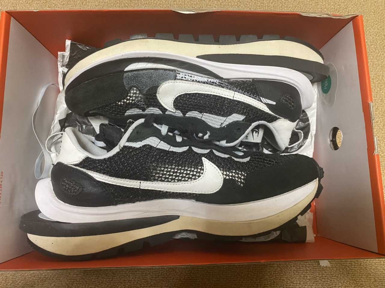 sacai × Nike Vapor Waffle "Black and White"