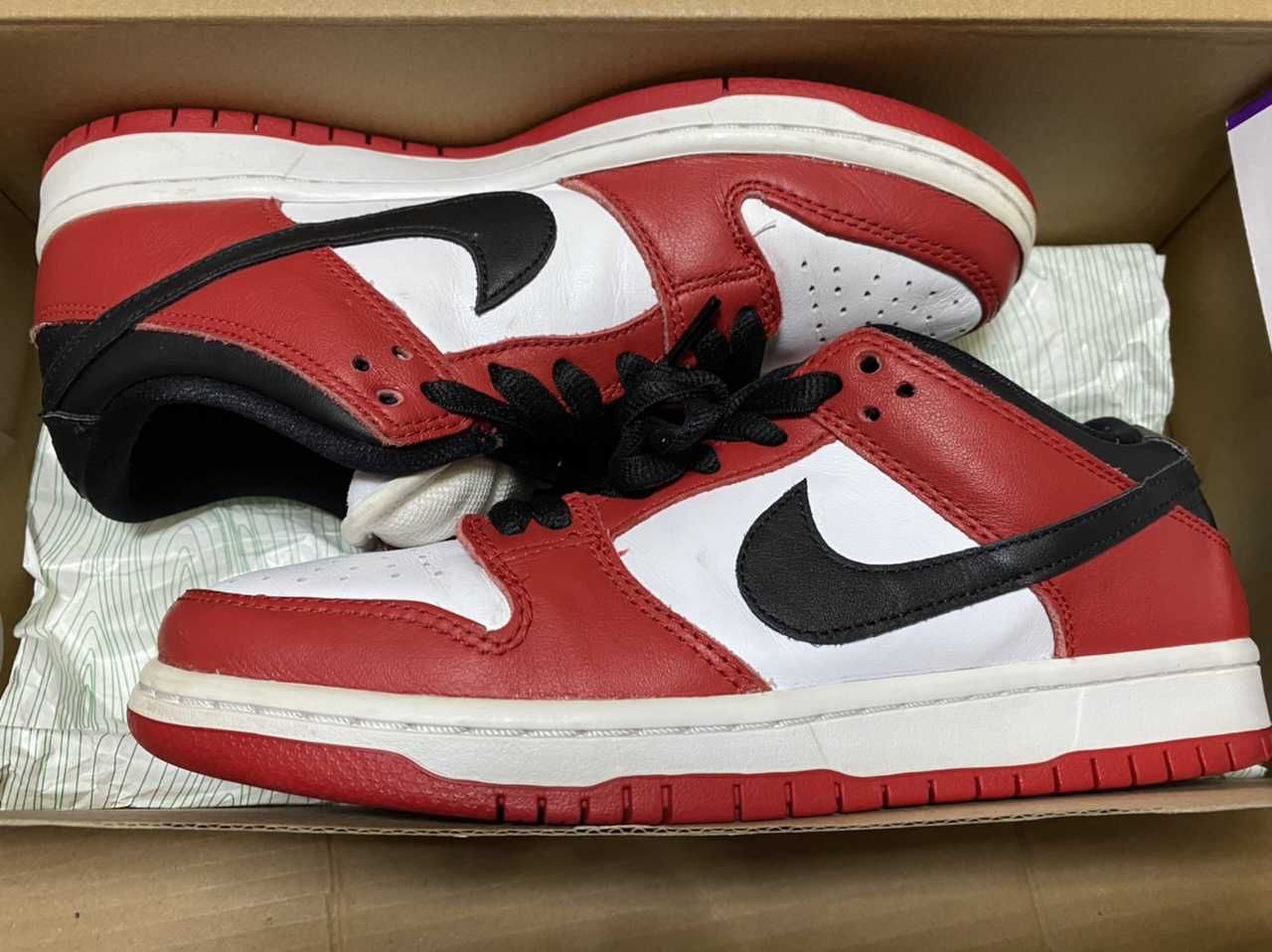 Nike SB Dunk Low Pro "J-Pack Chicago/Varsity Red and White"