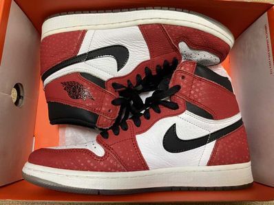 Spiderman × Nike Air Jordan 1 Origin Story "Gym Red/White/Photo Blue/Black"