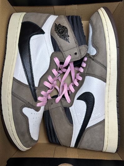 Travis Scott × Nike Air Jordan 1 Retro High OG TS SP "Sail/Dark Mocha"