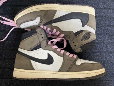 Travis Scott × Nike Air Jordan 1 Retro High OG TS SP "Sail/Dark Mocha"