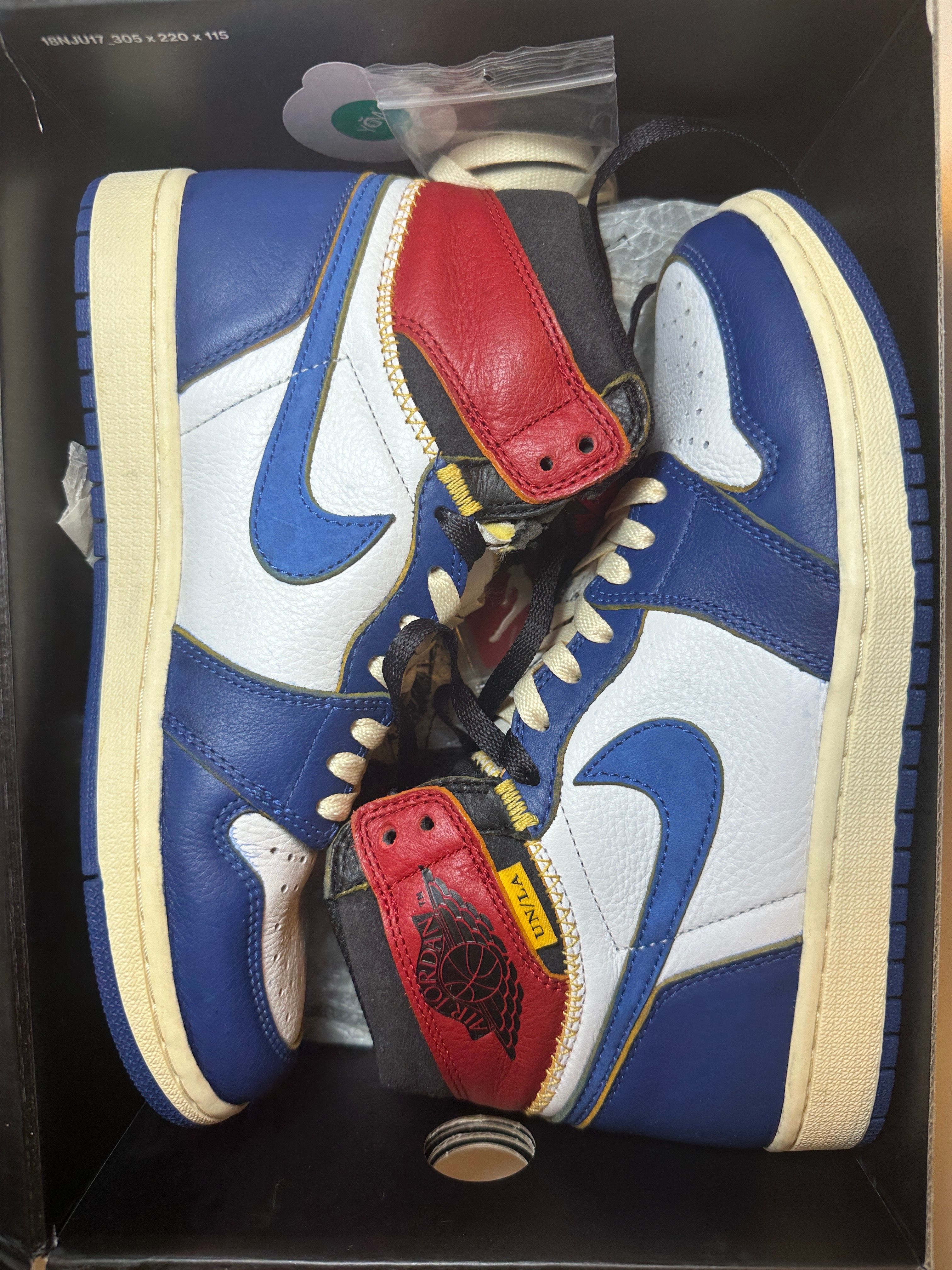 Union × Nike Air Jordan 1 Retro High OG NRG "Storm Blue/Varsity Red"