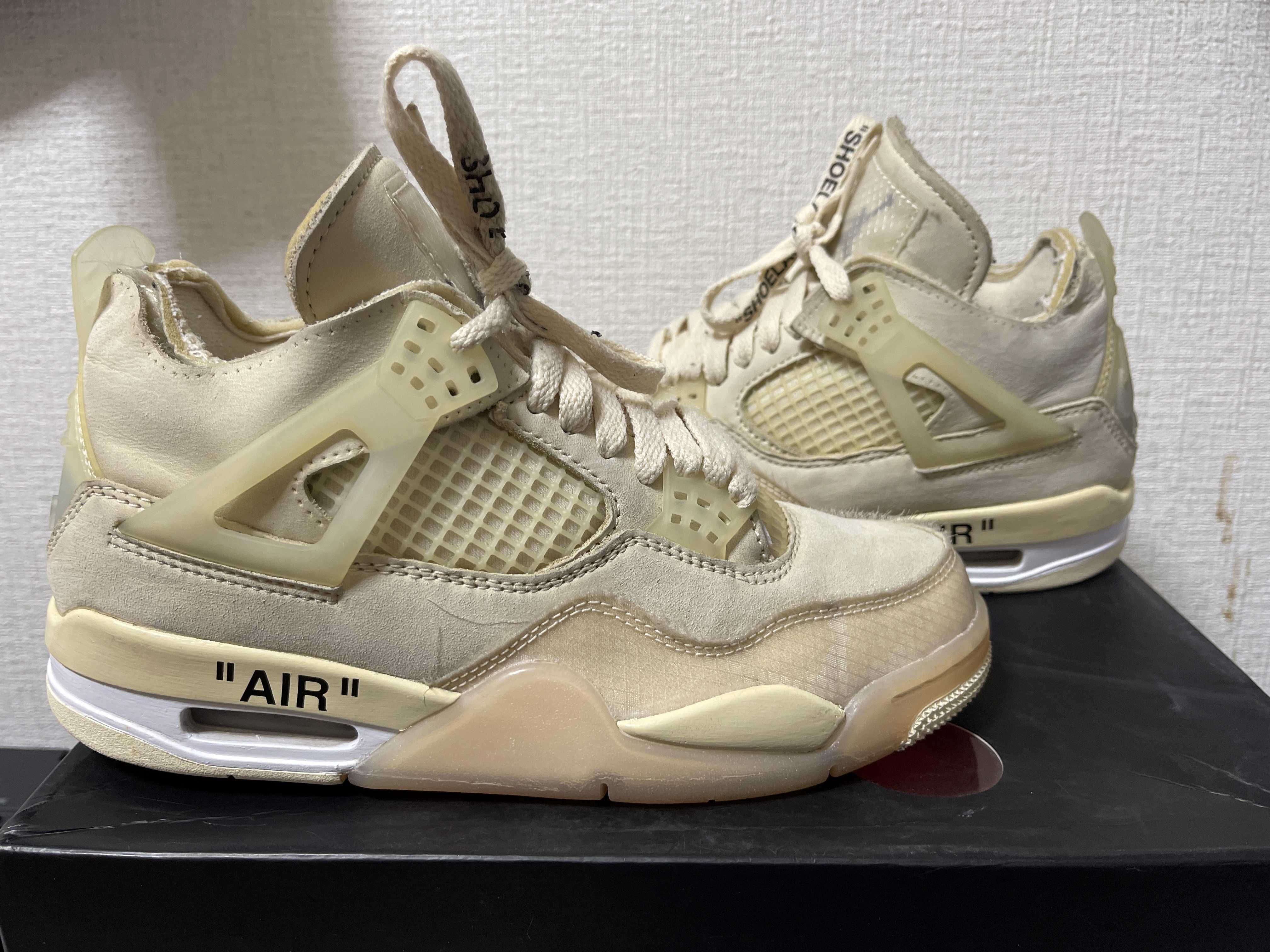 Off-White × Nike Women's Air Jordan 4 SP "Sail"