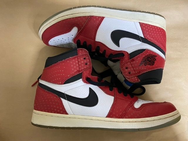 Spiderman × Nike Air Jordan 1 Origin Story "Gym Red/White/Photo Blue/Black"
