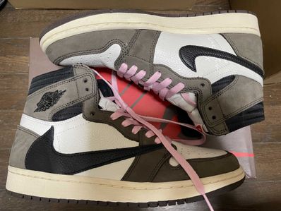 Travis Scott × Nike Air Jordan 1 Retro High OG TS SP "Sail/Dark Mocha"