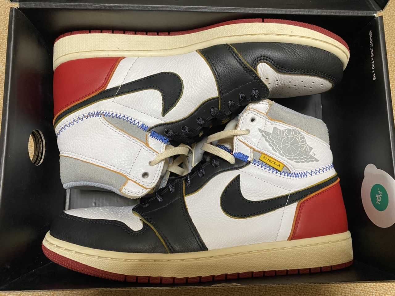 UNION × Nike Air Jordan 1 Retro High OG NRG "Varsity Red/Wolf Grey"