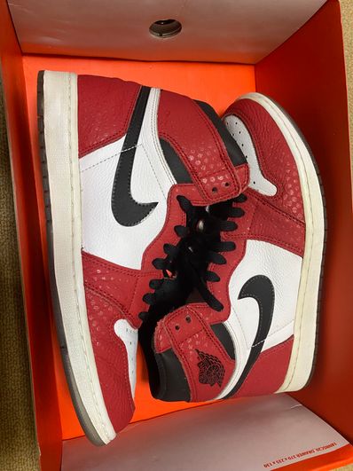 Spiderman × Nike Air Jordan 1 Origin Story "Gym Red/White/Photo Blue/Black"