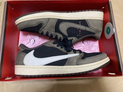 Travis Scott × Nike Air Jordan 1 Low OG SP-T "Black/Dark Mocha"