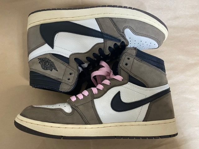 Travis Scott × Nike Air Jordan 1 Retro High OG TS SP "Sail/Dark Mocha"