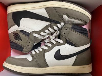 Travis Scott × Nike Air Jordan 1 Retro High OG TS SP "Sail/Dark Mocha"