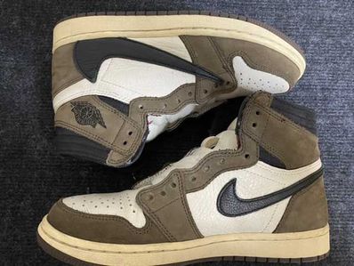 Travis Scott × Nike Air Jordan 1 Retro High OG TS SP "Sail/Dark Mocha"