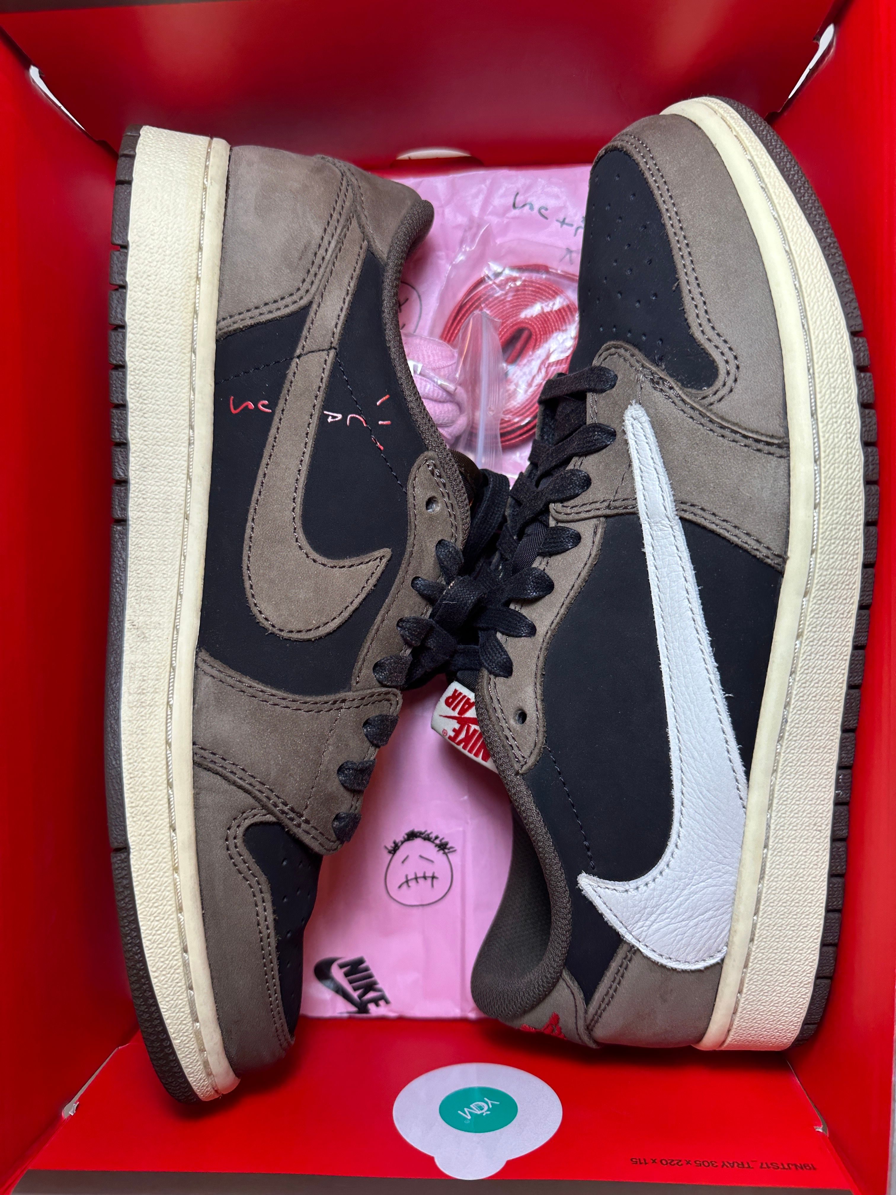 Travis Scott × Nike Air Jordan 1 Low OG SP-T  "Black/Dark Mocha"