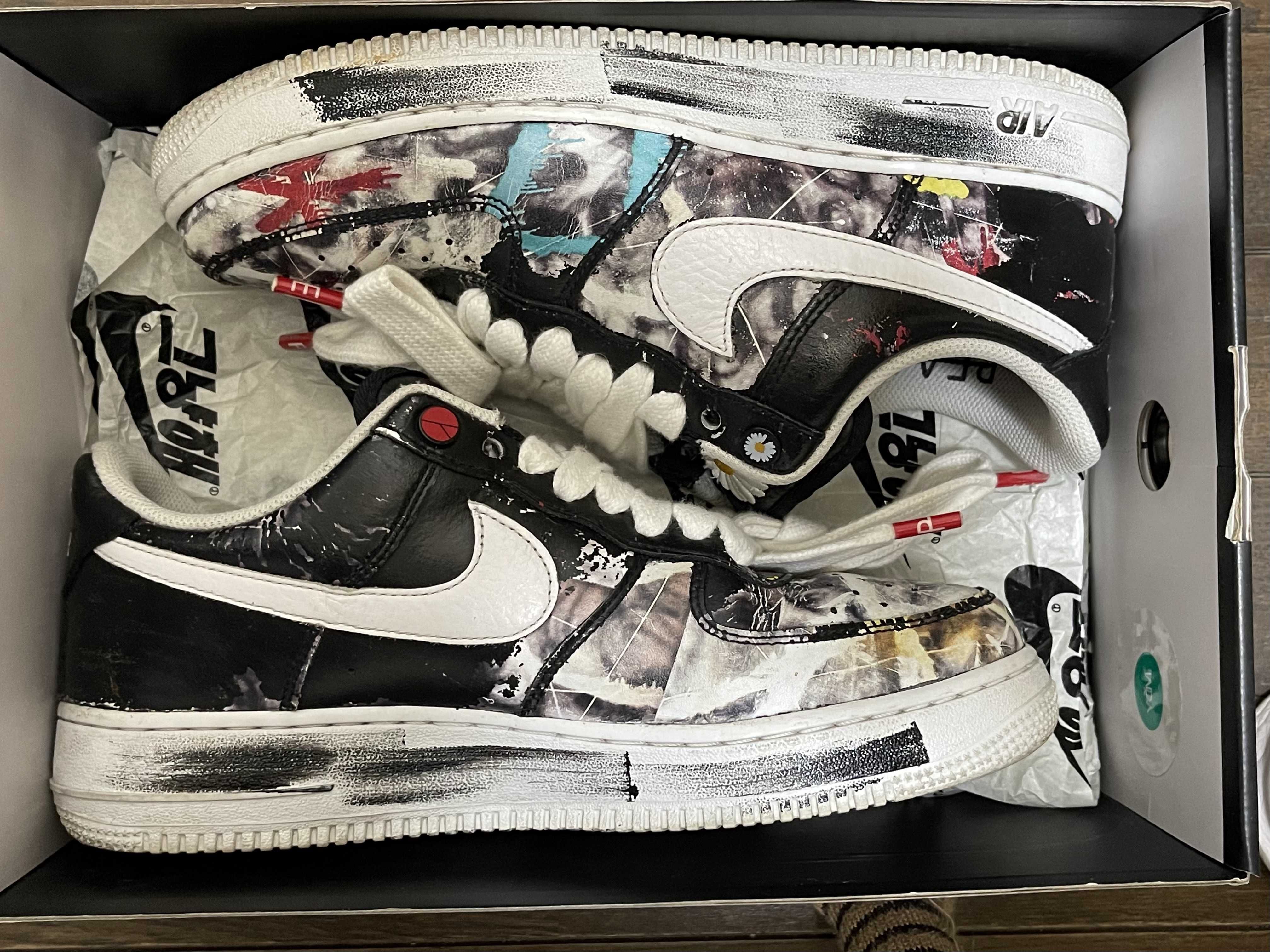 PEACEMINUSONE × Nike Air Force 1 Low Para Noise "Black" / G-DRAGON